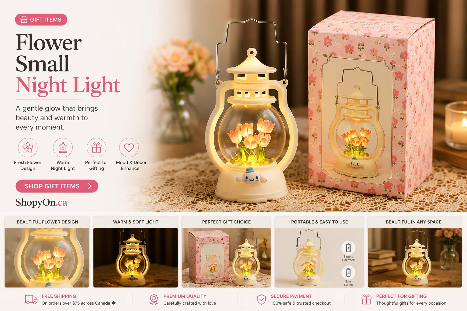 Tulip Pony DIY Decorative Lamp Kit image 8